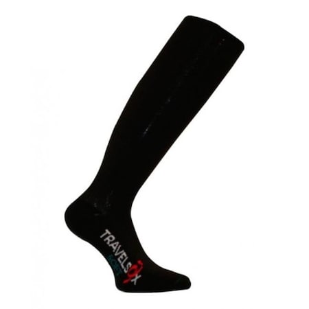 Travelsox TSS 6000 Travelsox Soft Padding OTC Socks; Black - Large